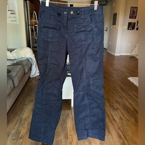 Brandy Melville Navy Kim Cargo Pants